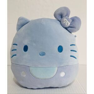 Squishmallows Hello Kitty 50th Anniversary Monochrome Blue   8”